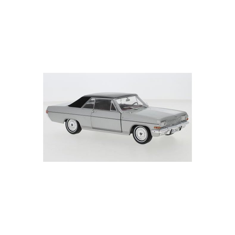 Opel Diplomat A V8 Coup&eacute;, silver/black, 1965 - 1:24 - WhiteBox
