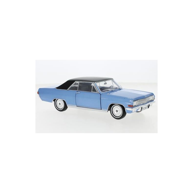 Opel Diplomat A V8 Coup&eacute;, metallic-blue/black, 1965 - 1:24 - WhiteBox