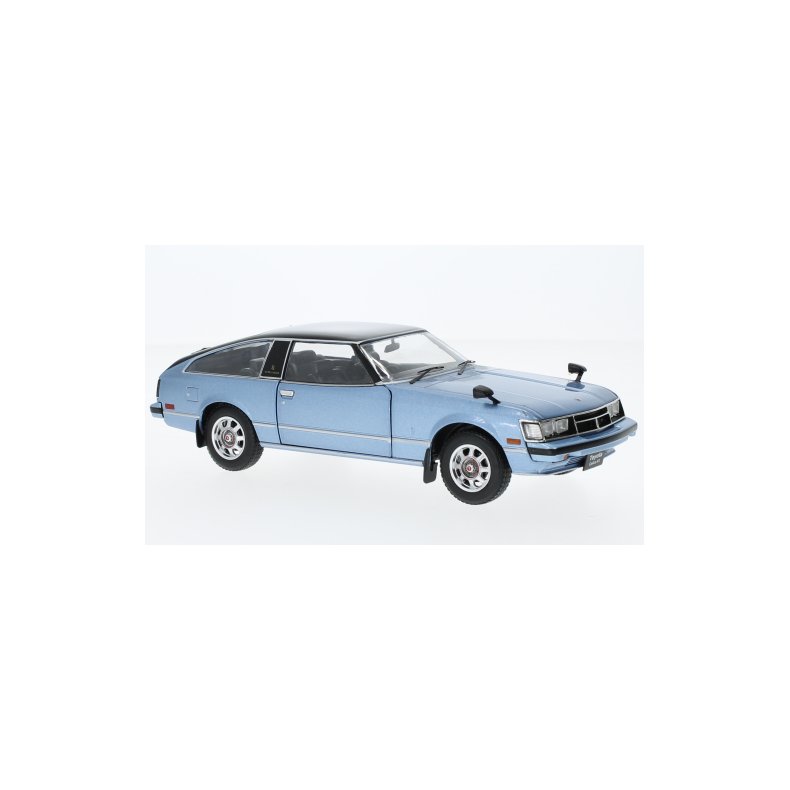 Toyota Celica XX, metallic-light blue/black, RHD (hjre styret), 1978 - 1:24 - WhiteBox