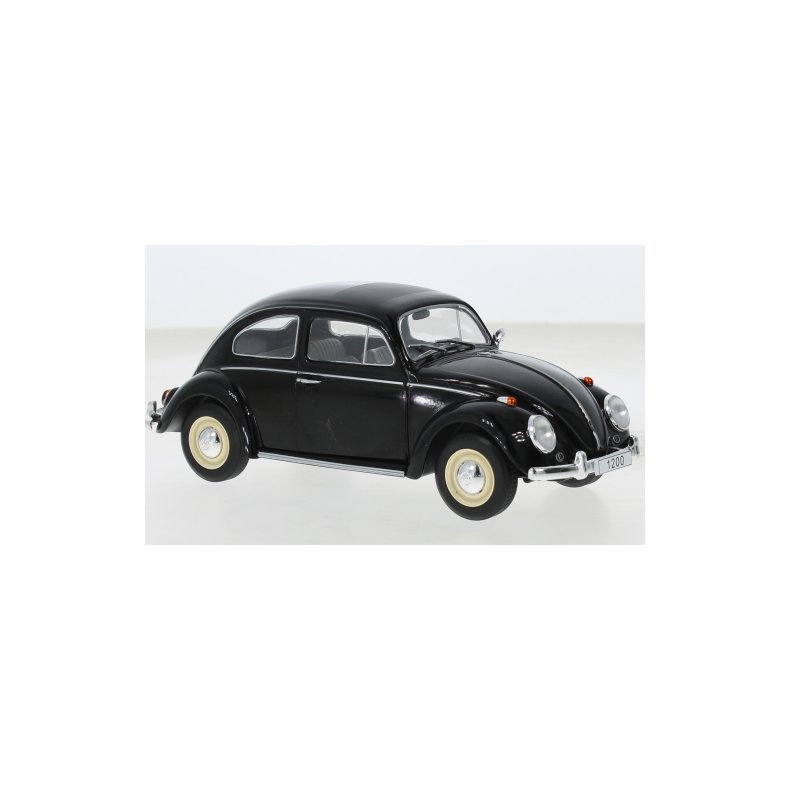 VW Beetle 1200, black, 1960 - 1:24 - WhiteBox