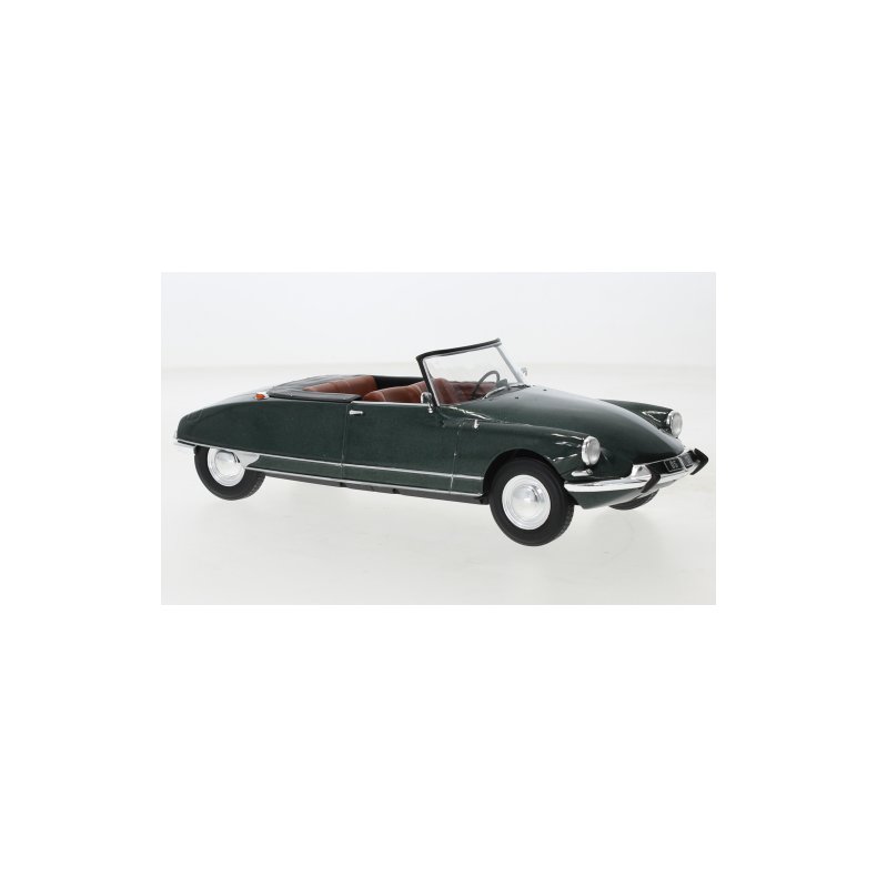 Citroen DS 19 Convertible, metallic-dark green, 1963 - 1:24 - WhiteBox