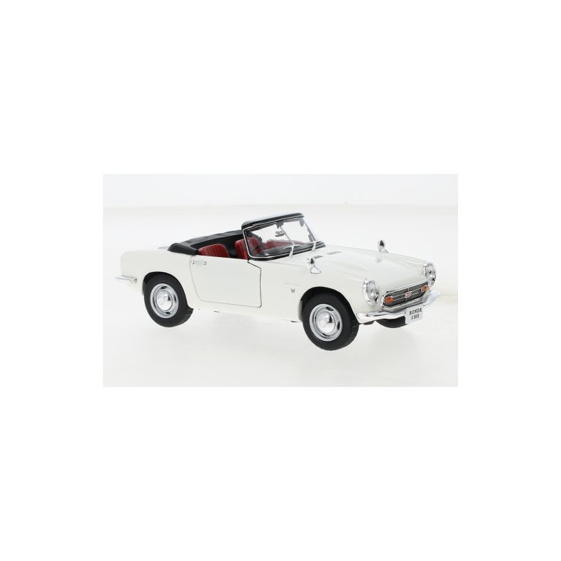 Honda S800, white, RHD (hjre styret), 1966 - 1:24 - WhiteBox
