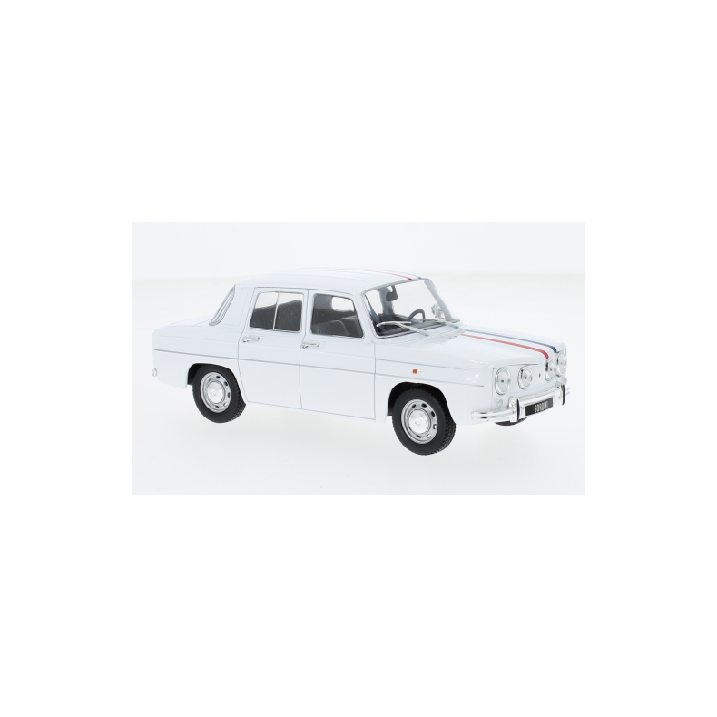 Renault 8 Gordini, white, 1964 - 1:24 - WhiteBox