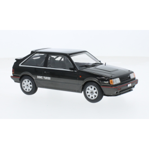 Mazda 323 4WD Turbo, black, 1989 - 1:24 - WhiteBox