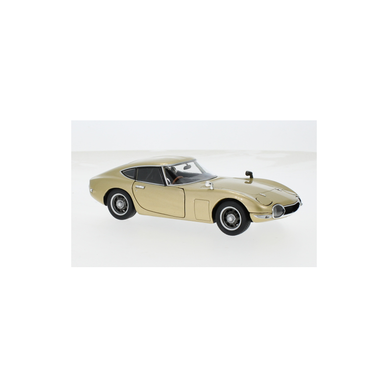 Toyota 2000 GT, metallic-beige, RHD (hjre styret), 1967 - 1:24 - WhiteBox