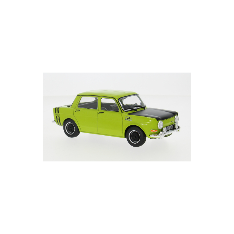Simca 1000 Rallye 2, light green/black, 1970 - 1:24 - WhiteBox