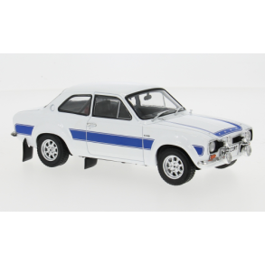 Ford Escort MK I RS 2000, white/blue decorated, 1973 - 1:24 - WhiteBox