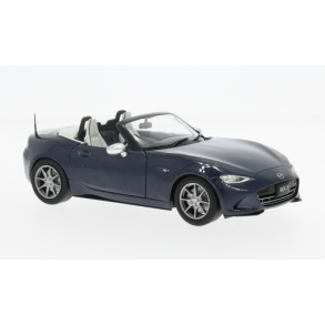 Mazda MX-5, metallic-dark blue, RHD (h�jre styret), 2019 - 1:24 - WhiteBox