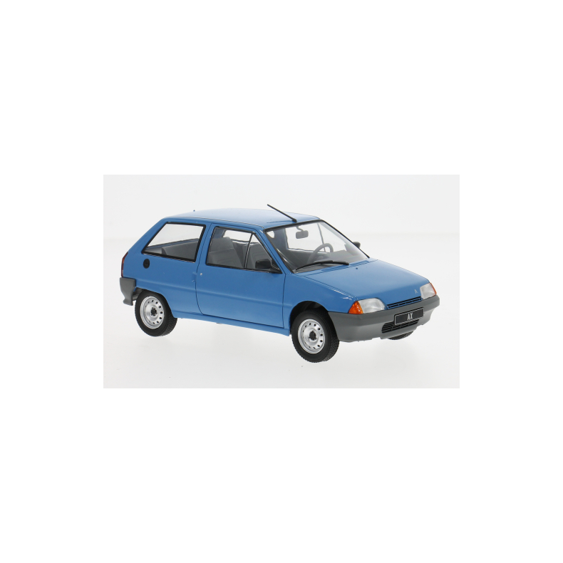 Citroen AX, bl�, 1986 - 1:24 - WhiteBox