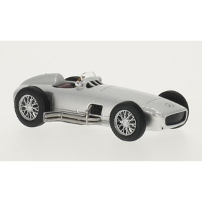 Mercedes W 196 (1954) - silver - 1:43 - WhiteBox