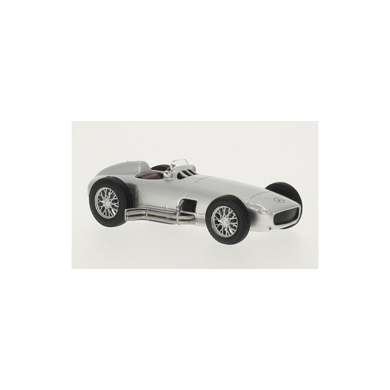 Mercedes W 196 (1954) - silver - 1:43 - WhiteBox