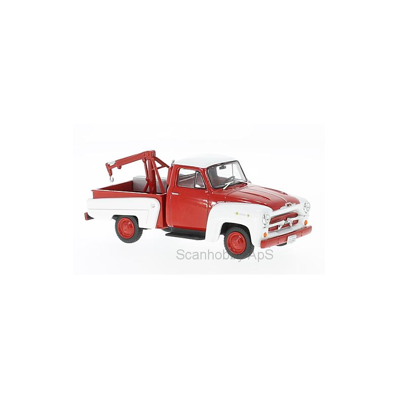 Chevrolet 3100 Tow Truck (1956), red/white - 1:43 - WhiteBox