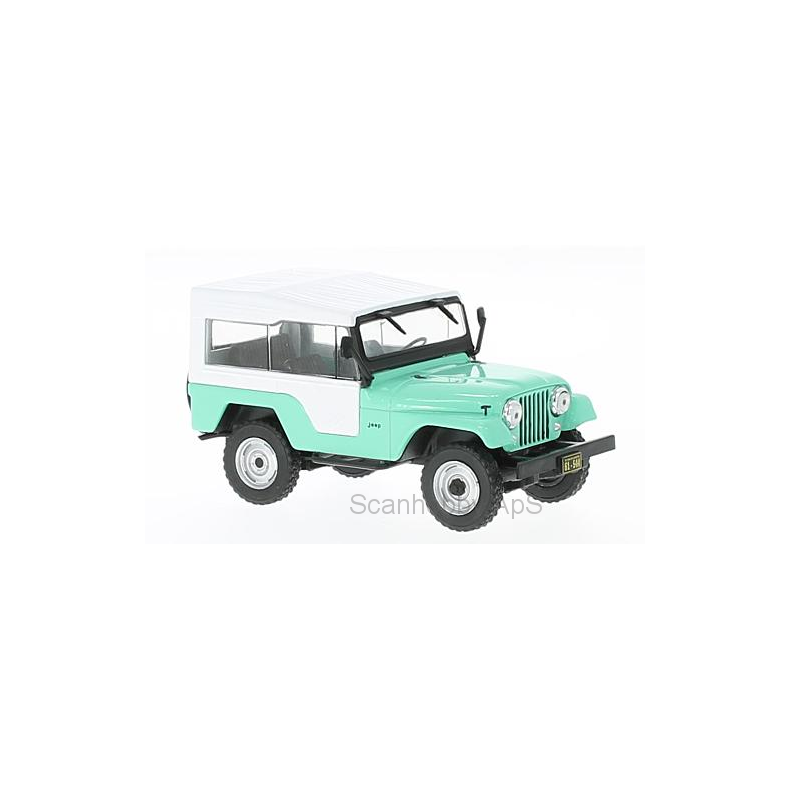 Jeep CJ-5 (1963), light green/white - 1:43 - WhiteBox