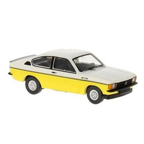 Opel Kadett C Coupe GT/E yellow/white - 1:87 / H0 - Wiking