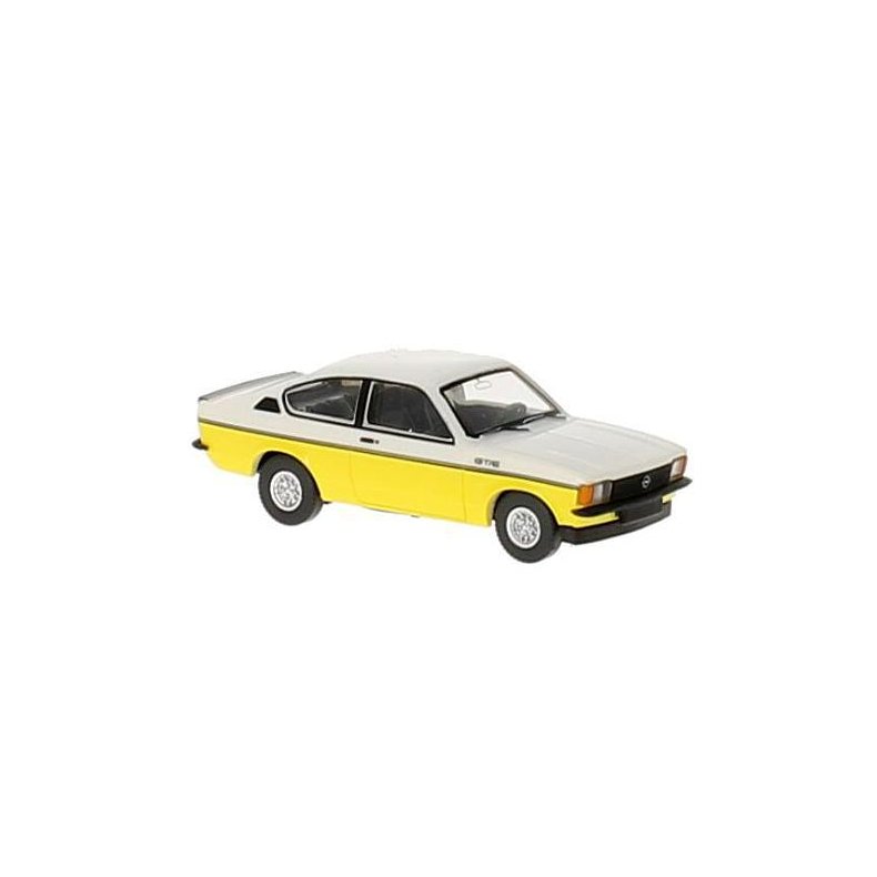 Opel Kadett C Coupe GT/E yellow/white - 1:87 / H0 - Wiking