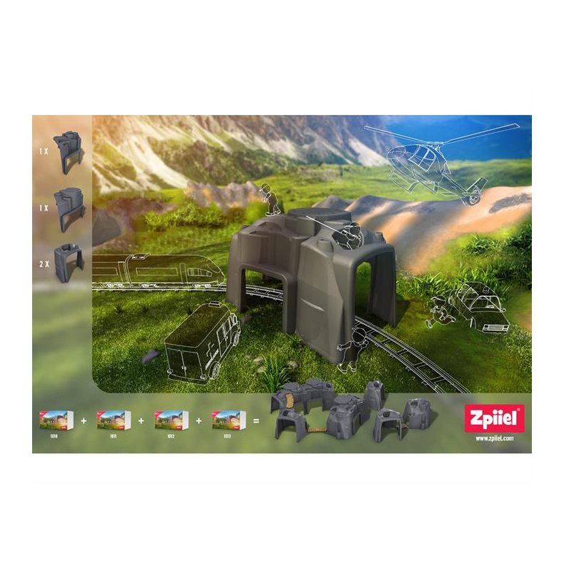 Booster Tunnel med kryds - Zpiiel